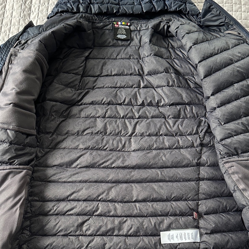 Sherpa Adventure Gear Navy Puffer Jacket XL - Picture 6 of 7